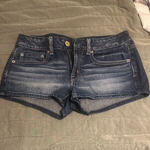 American Eagle Outfitters Dark Blue Jean Shorts